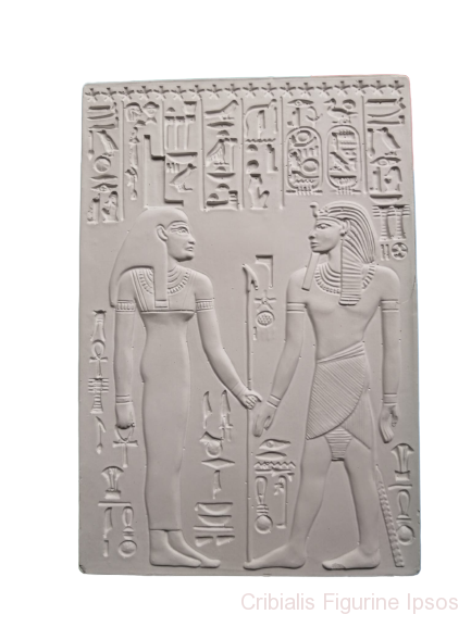 Tablou din ipsos Egipt / Printesa si Faraon